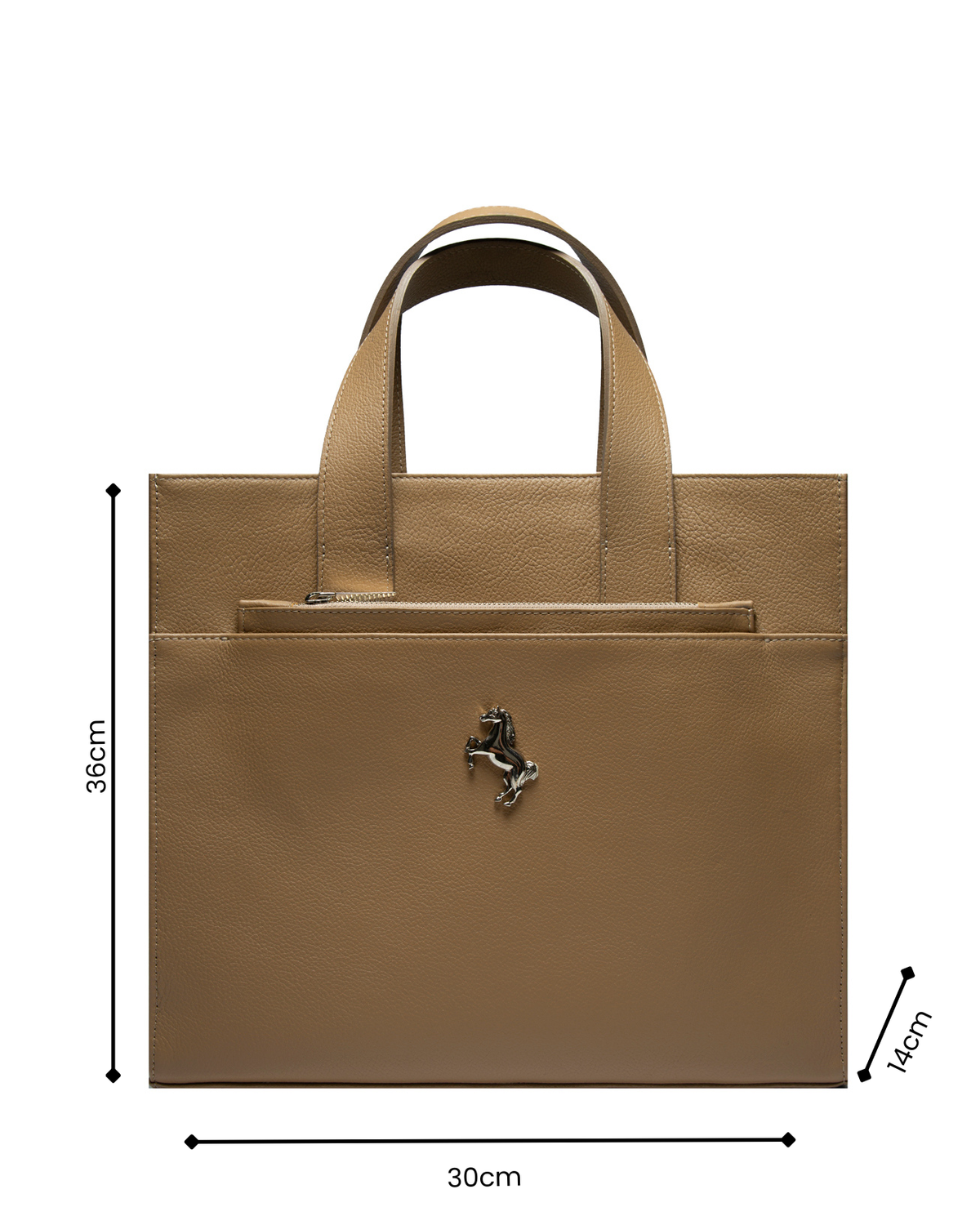 Cartera Mount color visón, imagen de referencia