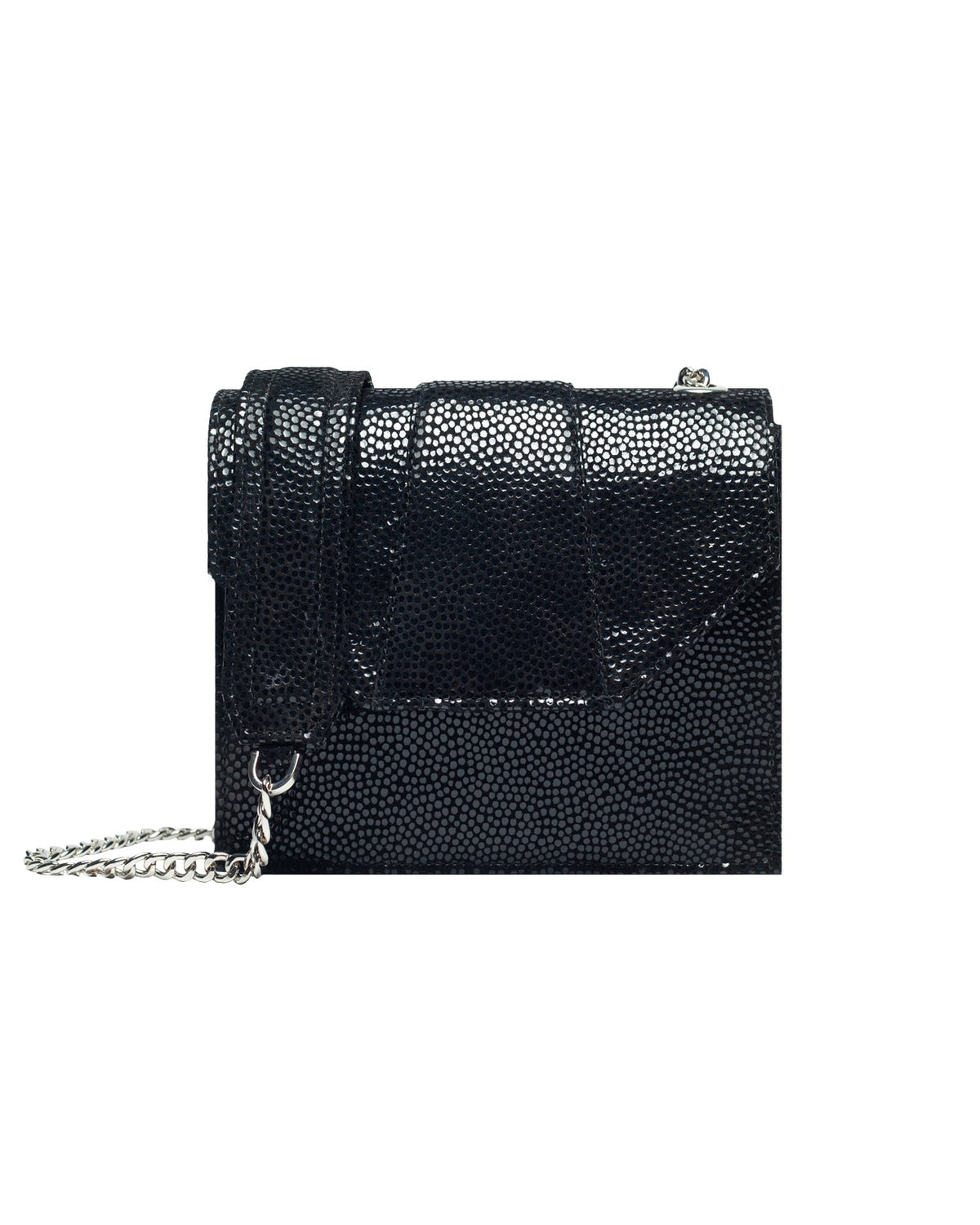 CARTERA MINI YORK NEGRO SHINE