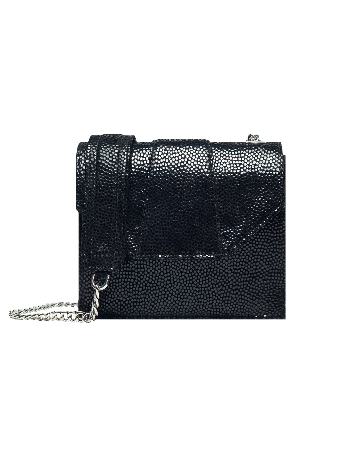 CARTERA MINI YORK NEGRO SHINE